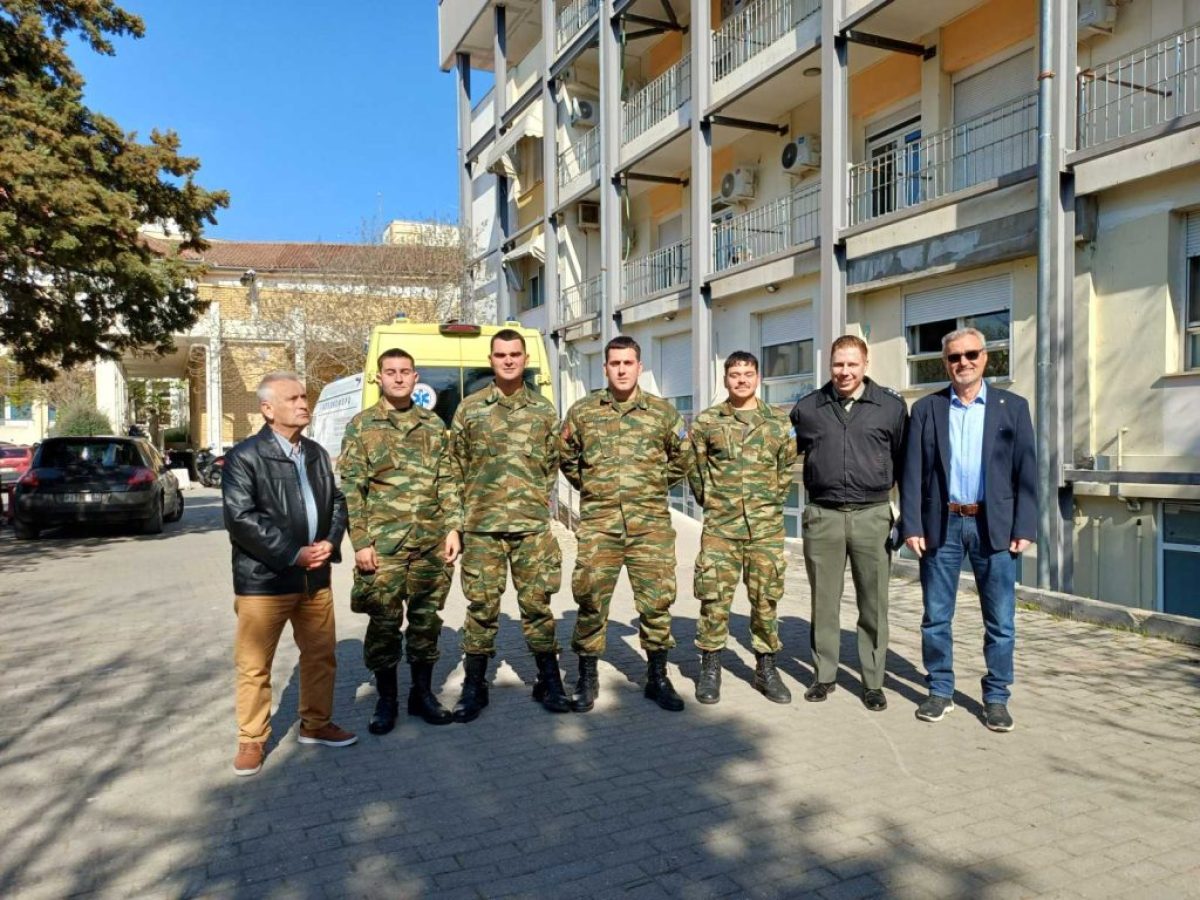 Ανοιξιάτικη Αιμοδοσία του Συνδέσμου Αποστράτων Αξιωματικών Τεχνικού Σώματος Θεσσαλίας