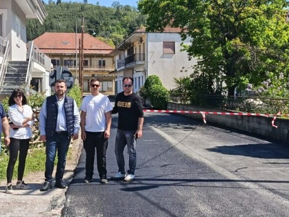 Ασφαλτόστρωση και τσιμεντοστρώσεις σε Βασιλική και Περιστέρα από τον Δ. Μετεώρων