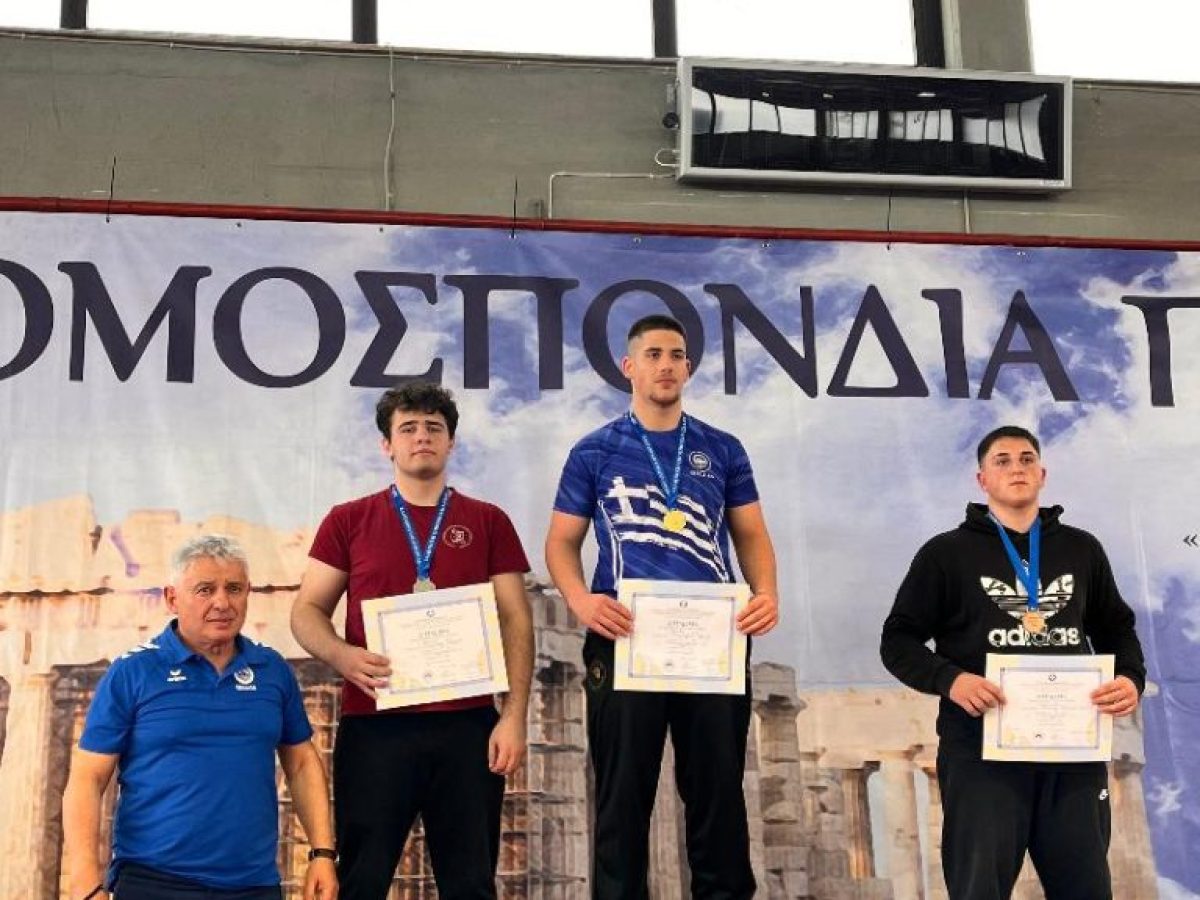 Ασημένιο μετάλλιο για Τρικαλινό μαθητή στην πάλη